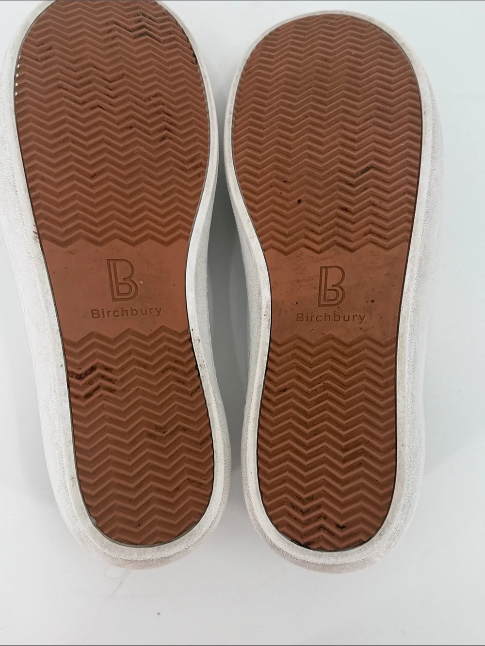 Birchbury Bramford Men's Casual White Leather Sneakers Size 11